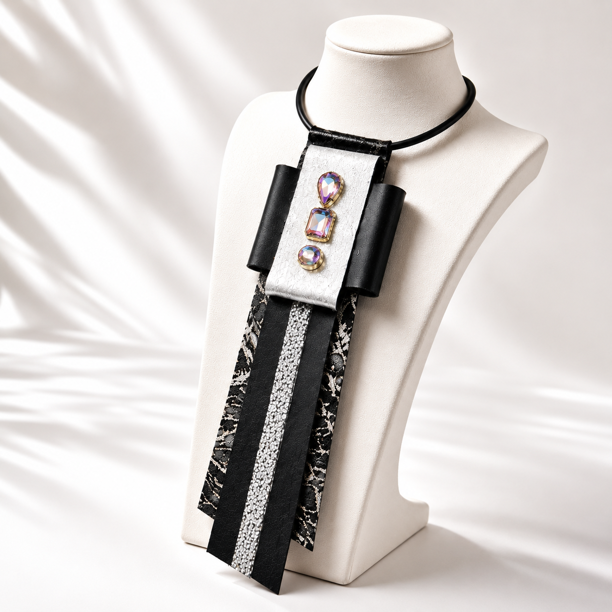 Midnight Crystal Tie