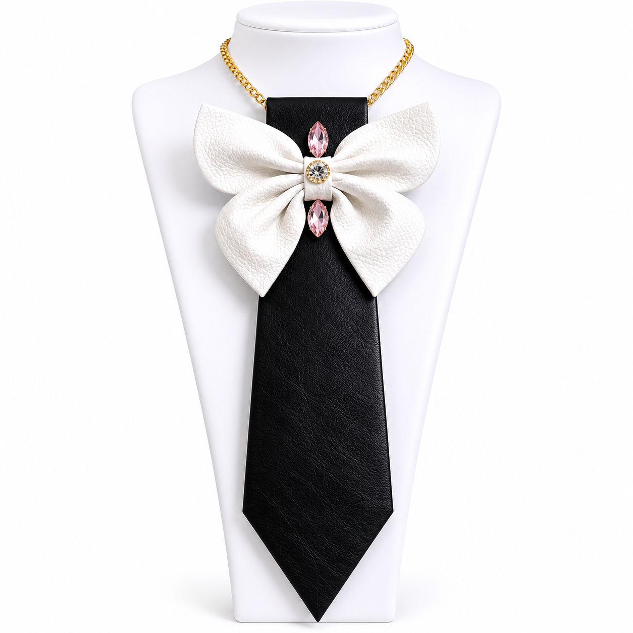 Black Swan Tie Necklace