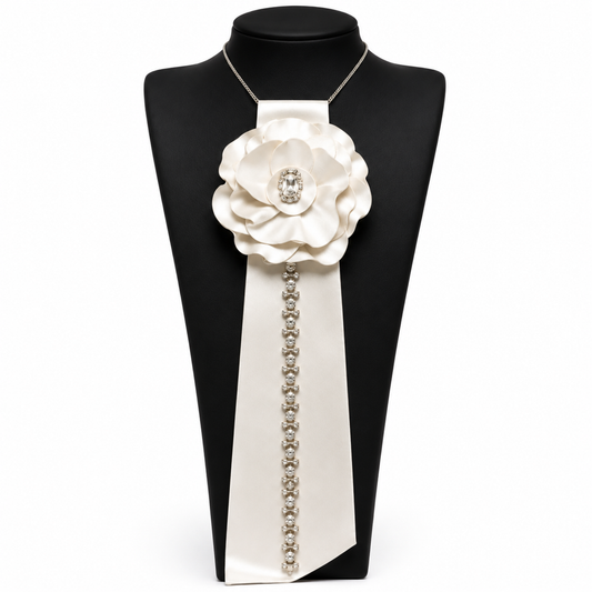 Ivory Bloom Tie