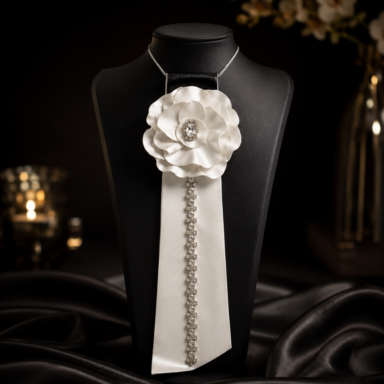 Ivory Bloom Tie