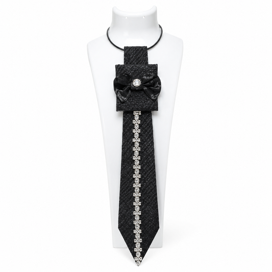 Midnight Crystal Tie