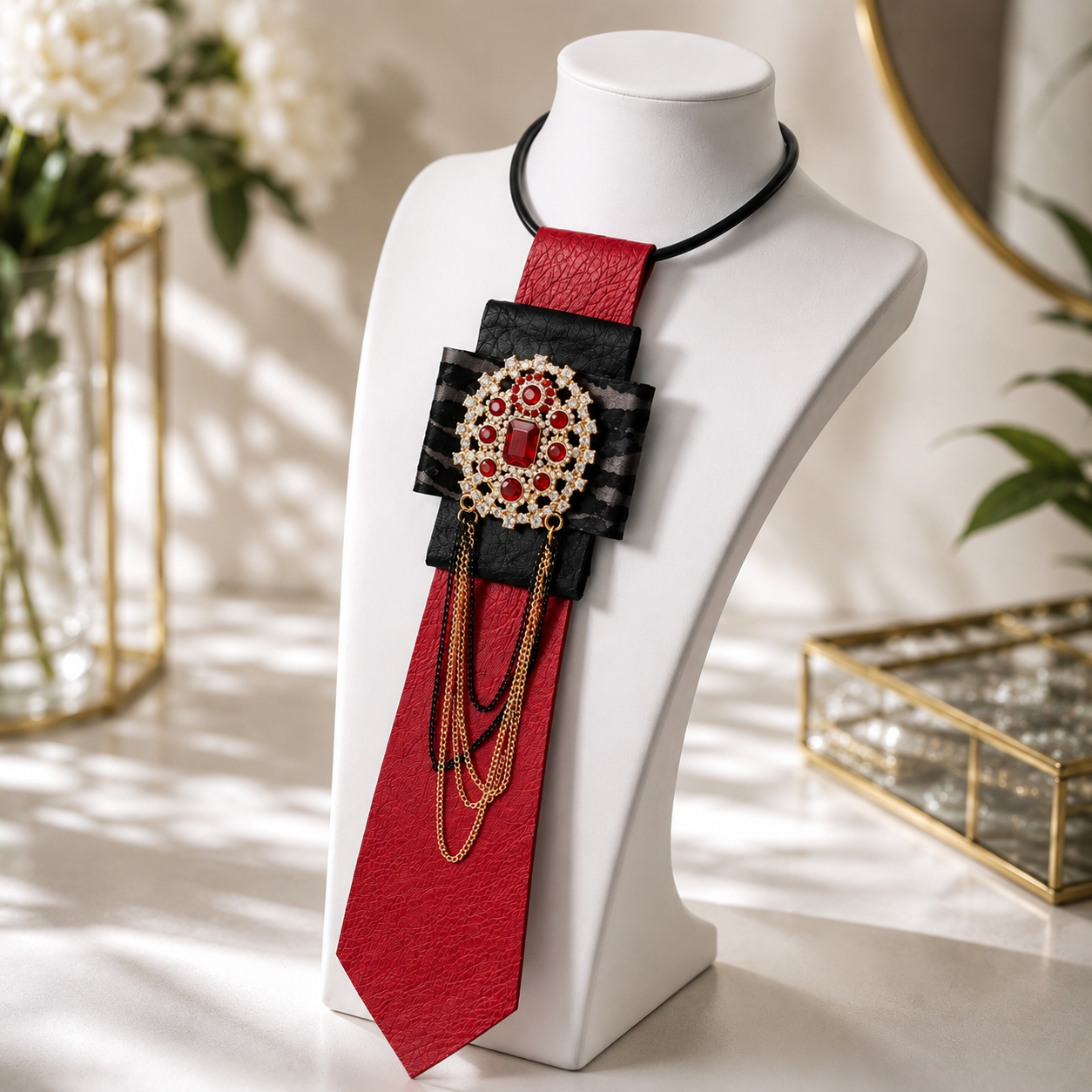 Ruby Empress Tie